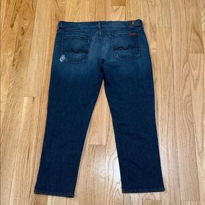 7 For All Mankind Rickie Boyfriend Ankle Button fly